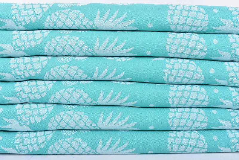Bachelorette Party Gifts, Turkish Towel Set, Spa Towel, 70x36 Cotton Pineapple Design Towel, Merry Christmas Gifts, Custom Wedding Gifts, Thin towel - 2