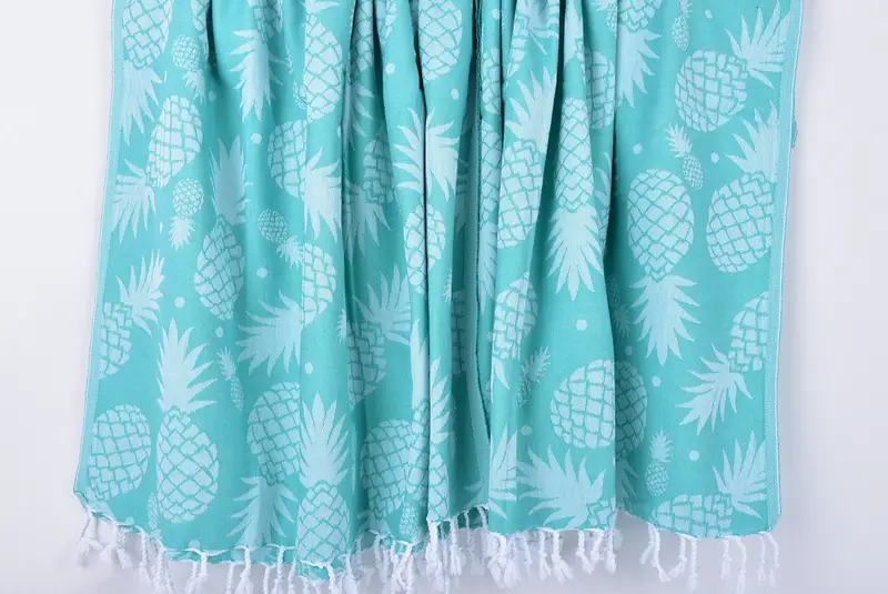 Bachelorette Party Gifts, Turkish Towel Set, Spa Towel, 70x36 Cotton Pineapple Design Towel, Merry Christmas Gifts, Custom Wedding Gifts, Thin towel - 8