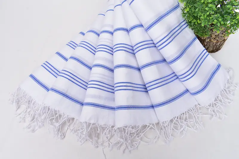 Kişiselleştirilmiş yemek havlu, nedime hediyeleri, monogram çay havlu, spa havlu, küçük banyo havlu, monogram Türk banyo havlu, 40x24 pamuklu çizgili havlu - 4