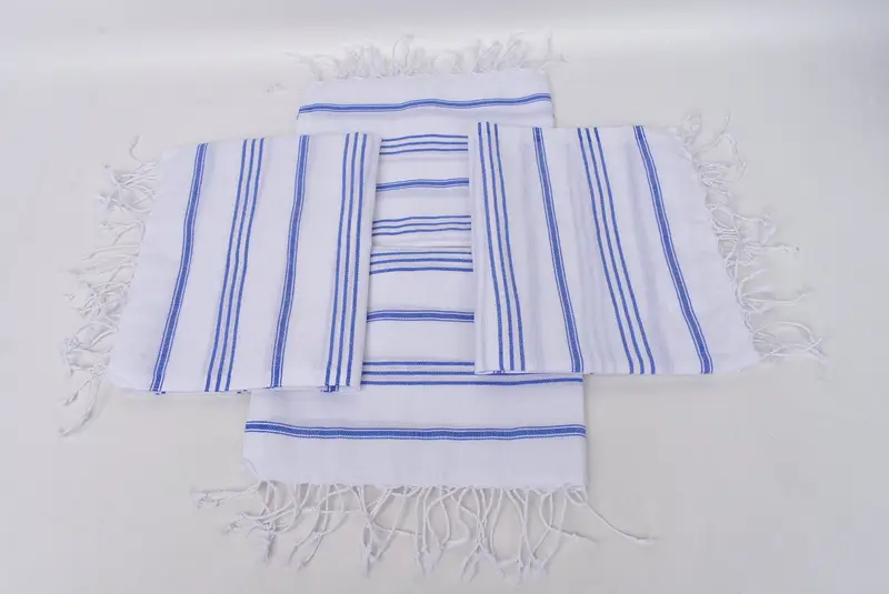 Kişiselleştirilmiş yemek havlu, nedime hediyeleri, monogram çay havlu, spa havlu, küçük banyo havlu, monogram Türk banyo havlu, 40x24 pamuklu çizgili havlu - 6