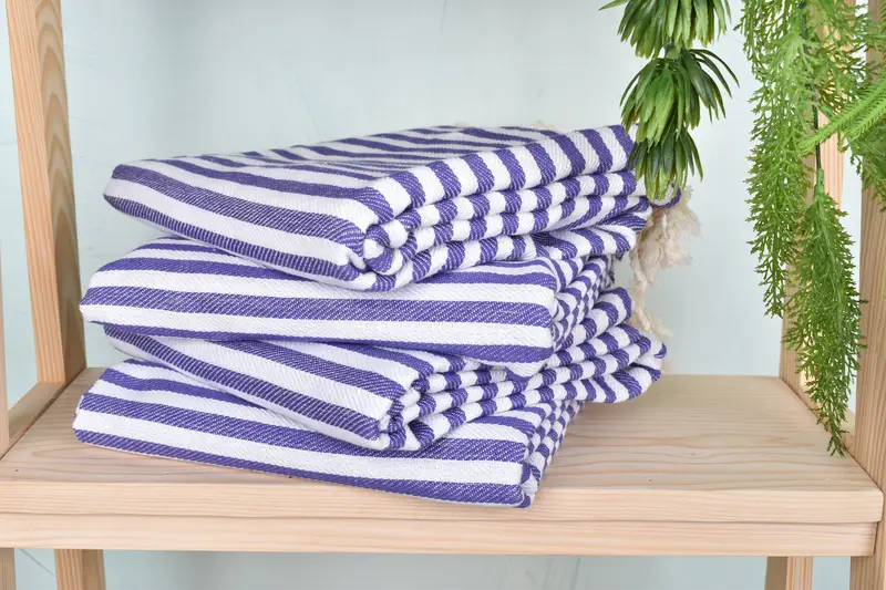Quick-Dry Beach Towel, Bridesmaid Gift, Merry Christmas Gifts, Mexico Bachelorette Party Gifts, 70x40 Cotton Striped Towel, Lightweight towel - 7
