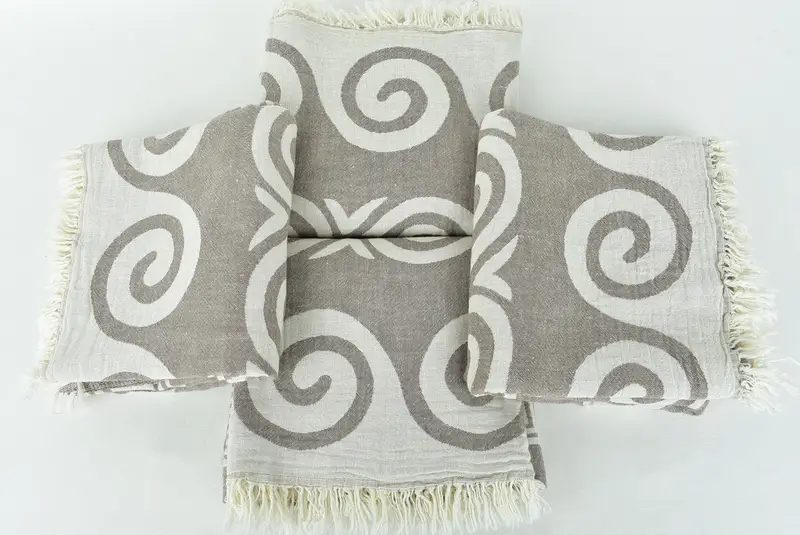 70x36 Cotton Patterned Towel, Handmade Gift, Custom Wedding Gift, Bridesmaid Favors, Turkish Beach Towel Bulk, Hammam towel, Monogram Towels - 8