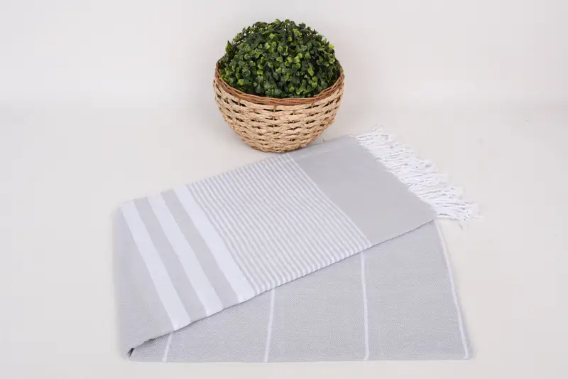 Turkish bath towel for spa, Custom Wedding Gift, 70x40 Cotton Striped Towel, Monogram Turkish Towel, Bridal Shower Gift, Valentines Day Gift For Him - 4