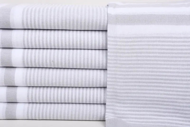 Turkish bath towel for spa, Custom Wedding Gift, 70x40 Cotton Striped Towel, Monogram Turkish Towel, Bridal Shower Gift, Valentines Day Gift For Him - 1