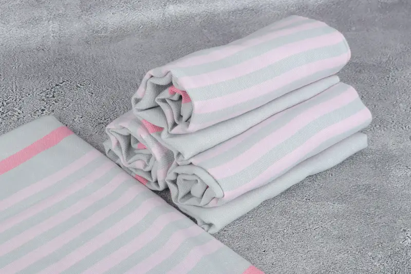 Cute Beach Towel, Fouta towel, Turkish Towel Beach, 70x40 Cotton Striped Towel, Valentines Day Gift For Him, Bachelorette Party Gifts Bridesmaids - 8