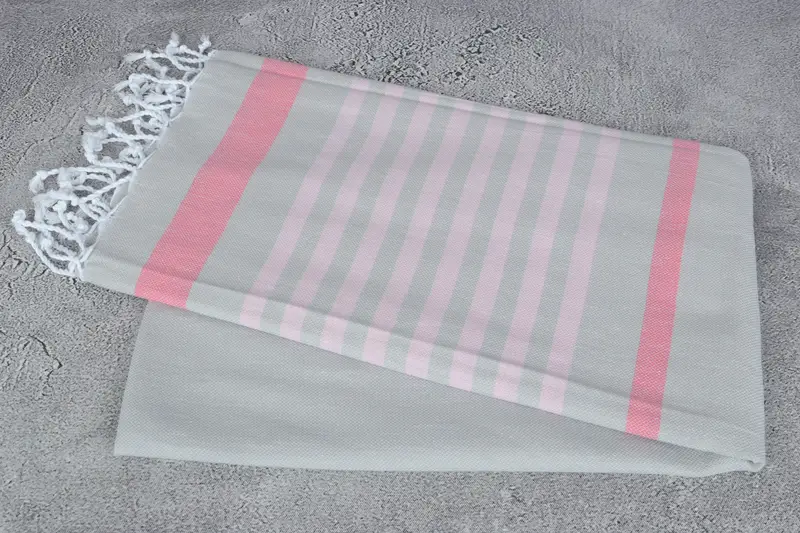 Cute Beach Towel, Fouta towel, Turkish Towel Beach, 70x40 Cotton Striped Towel, Valentines Day Gift For Him, Bachelorette Party Gifts Bridesmaids - 6