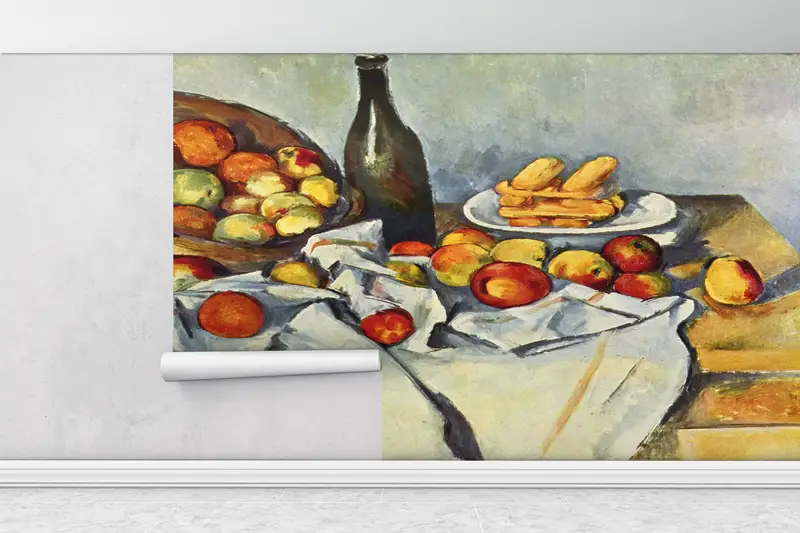 Kitchen Wall Print, Paul Cezanne, Wall Paper Peel and Stick, Custom Wall Paper, Paper Wall Art, Reproduction Mural, Famous Wall Poster, - 1