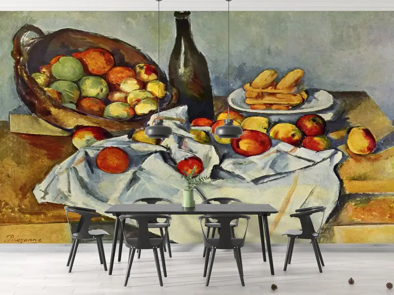 Kitchen Wall Print, Paul Cezanne, Wall Paper Peel and Stick, Custom Wall Paper, Paper Wall Art, Reproduction Mural, Famous Wall Poster, - 5