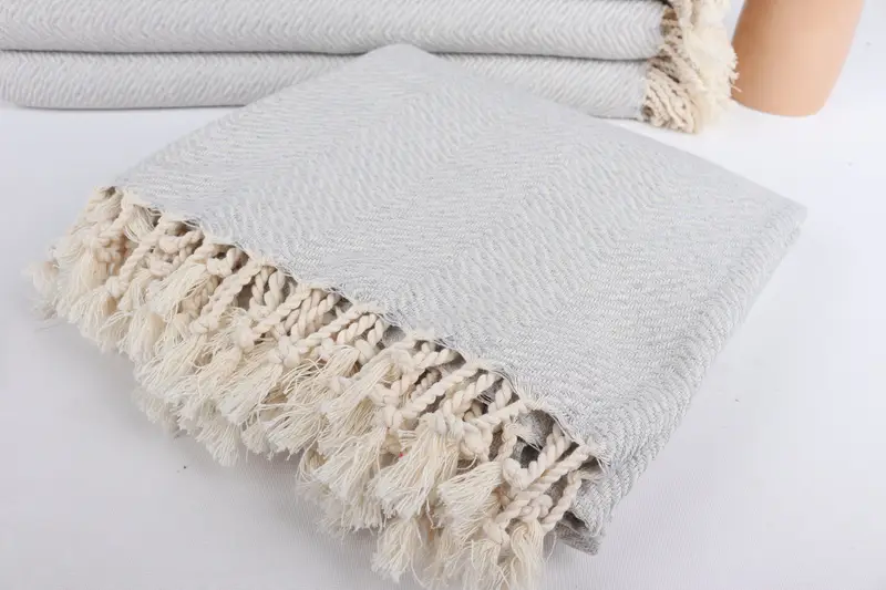 Personalized Turkish Towel, Beach Size Towel, Organic Turkish towel, Custom Wedding Gifts, Scarf Towel, 70x40 Cotton Chevron Towel, Bride Gift - 5
