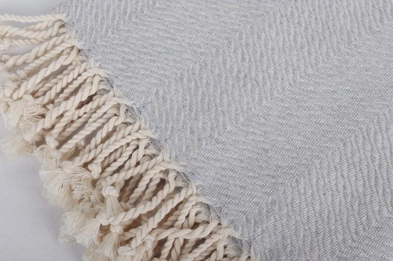 Personalized Turkish Towel, Beach Size Towel, Organic Turkish towel, Custom Wedding Gifts, Scarf Towel, 70x40 Cotton Chevron Towel, Bride Gift - 7