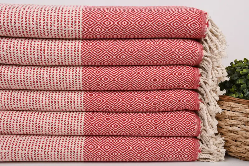 Handmade Gift, Cotton towel, Lightweight towel, Turkish bath towel for spa, 70x40 Cotton Chevron Towel, Custom Gifts, Monogrammed Turkish Towel - 2