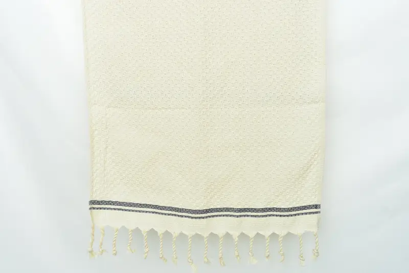 Monogram el havlu, el yapımı hediye, 38x18 pamuklu çizgili havlu, kişiselleştirilmiş el havlu, nedime hediyeleri, gelin için hediye, nedime hediyesi - 8