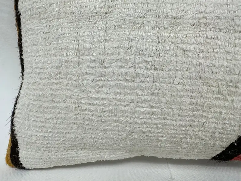 Authentic Pillow Case, Interior Designer Pillow, Pillow Sham, Throw Kilim Pillow, Handmade Kilim Cushion, 10x20 Beige Pillow Case - 4
