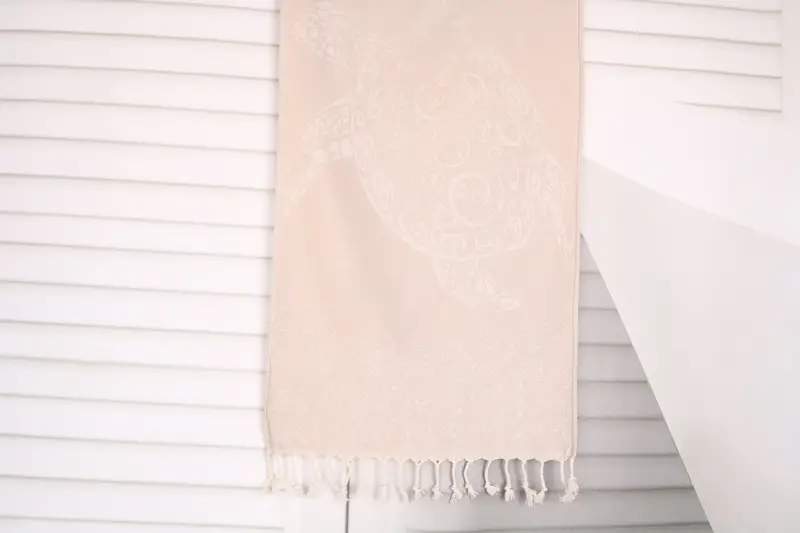 36x18 Cotton Carretta Patterned Towel, Towel With Name, Turkish Hand Towel, Personalized Dish Towel, Personalized Hand Towel, Valentines Day Gift - 1