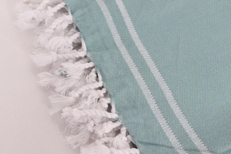 Housewarming Gift, 70x40 Cotton Star Design Towel, Organic towel, Peshtemal Towel, Baby Boy Gift, Sand-resistant Turkish towel for travel - 8