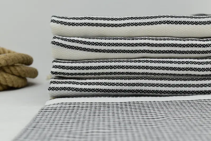 Turkish Towel Beach, Turkish Towel USA, 70x40 Cotton Striped Towel, Kids Beach Towel, Wedding Gift Ideas, Absorbent Turkish towel, Summer Gift Ideas - 3