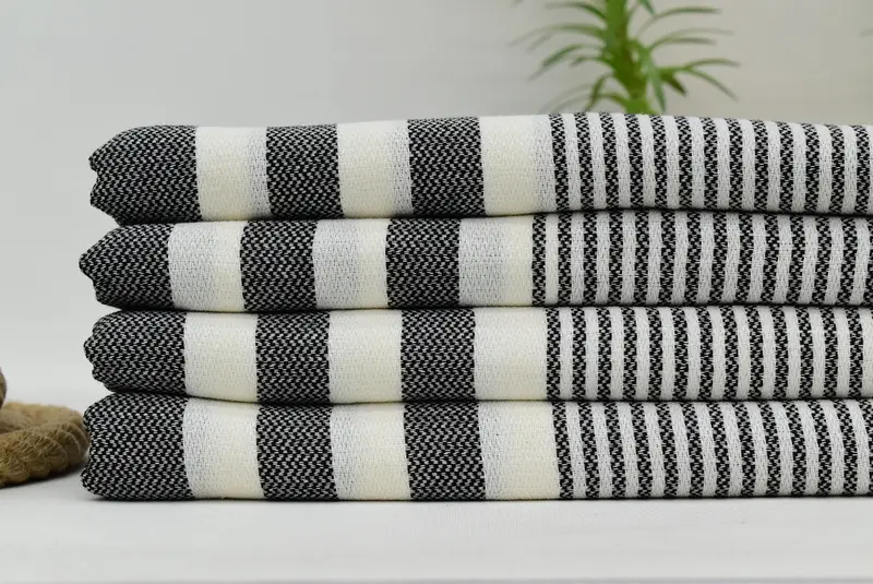 Turkish Towel Beach, Turkish Towel USA, 70x40 Cotton Striped Towel, Kids Beach Towel, Wedding Gift Ideas, Absorbent Turkish towel, Summer Gift Ideas - 1