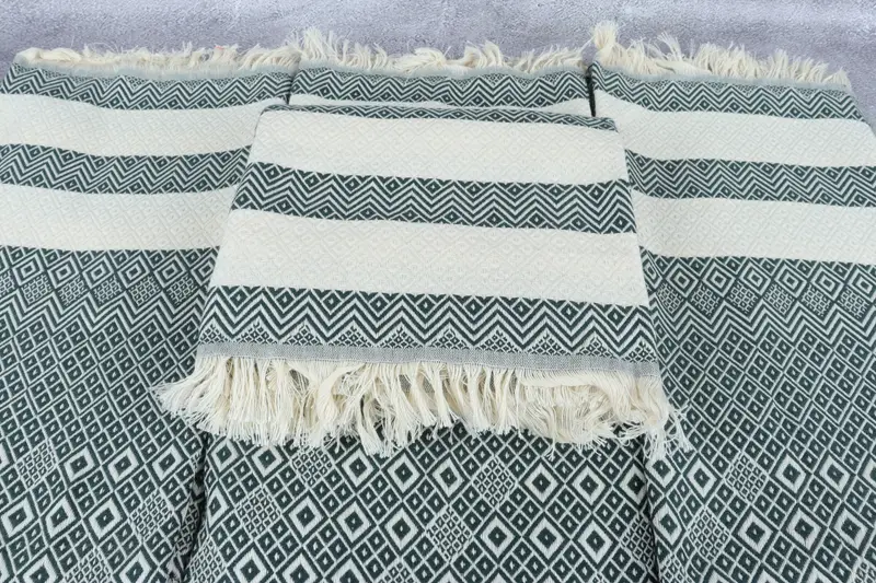 Home Decor Gifts, 70x40 Cotton Diamond Towel, Organic Turkish towel, Family Gift, Bachelorette Party Gifts, Bachelorette Gifts, Gift For Wedding Day - 4