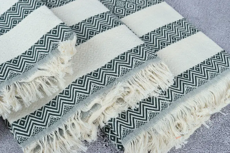 Home Decor Gifts, 70x40 Cotton Diamond Towel, Organic Turkish towel, Family Gift, Bachelorette Party Gifts, Bachelorette Gifts, Gift For Wedding Day - 5