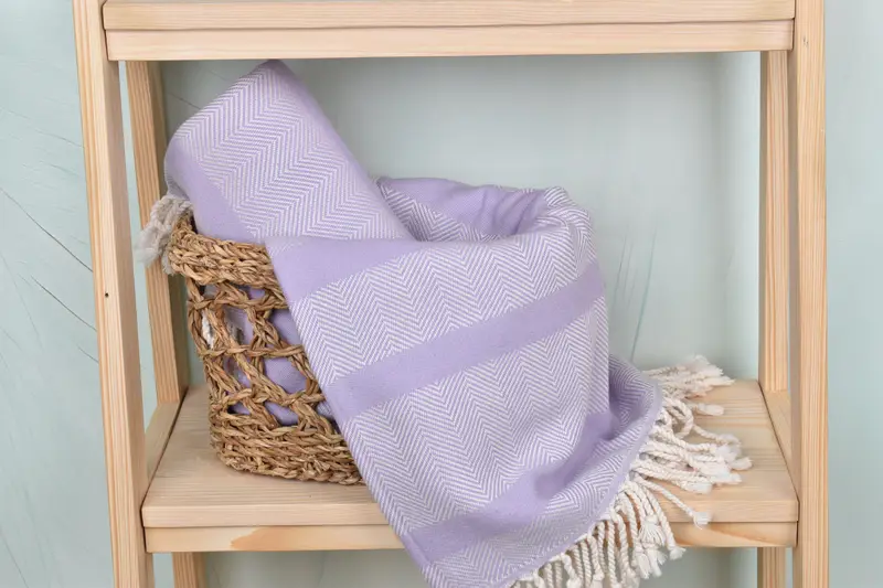 68x38 Cotton Chevron Towel, Towel With Name, Scarf Towel, Bridesmaid Gift, Beach Towel Monogram, Valentines Day Gift, Best Friend Gift, Bath towel - 4