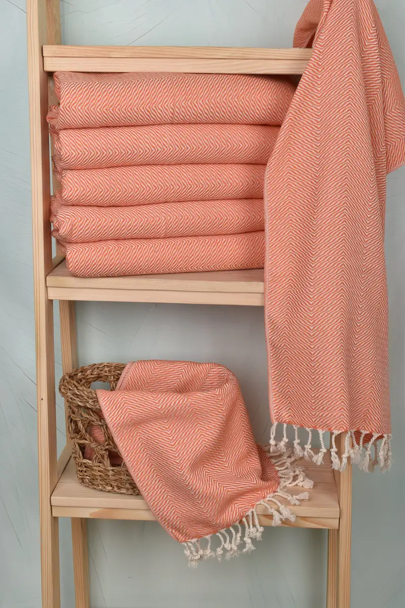 Bachelor Gift, Monogrammed Hand Towel, Boyfriend Gift, Embroidery Towel, 40x20 Cotton Chevron Towel, Wedding Gift, Personalized Hand Towel - 3
