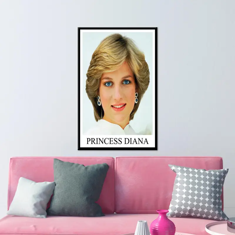 Elegant Canvas Print: Celebrity Portrait with Famous Quote