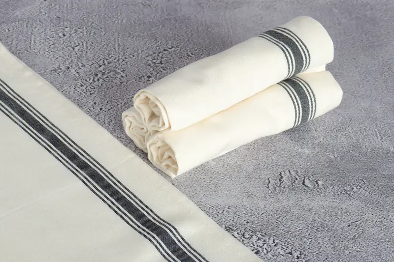 Kitchen Towel, Turkish Towel Hand Towel, Gift For Best Friend, Monogrammed Turkish Towel, 36x18 Cotton Striped Towel, Monogrammed Hand Towel - 8