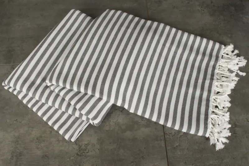 104x76 Cotton Striped Towel, Turkish Towel Beach Blanket, Bridesmaid Gifts, Personalized Blanket, Wedding For Favor, Housewarming Gift - 5