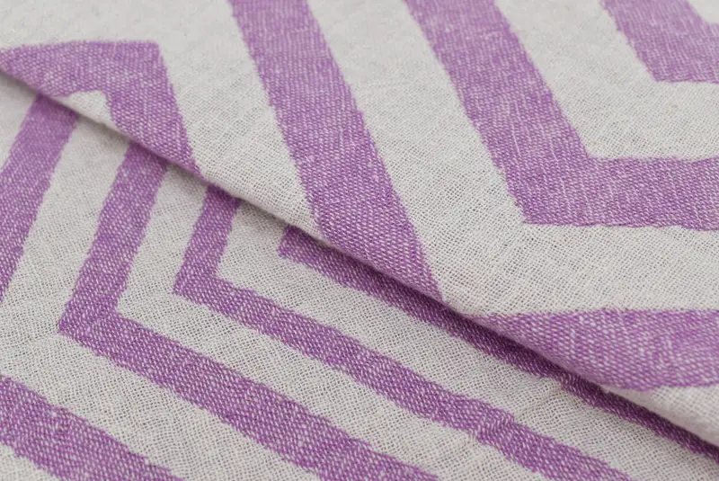 Yoga Towel, Home Gift, 70x40 Cotton Zigzag Design Towel, Turkish bath towel, Turkish Towel USA, Wedding Towel, Organic towel, Family Gift Basket - 5