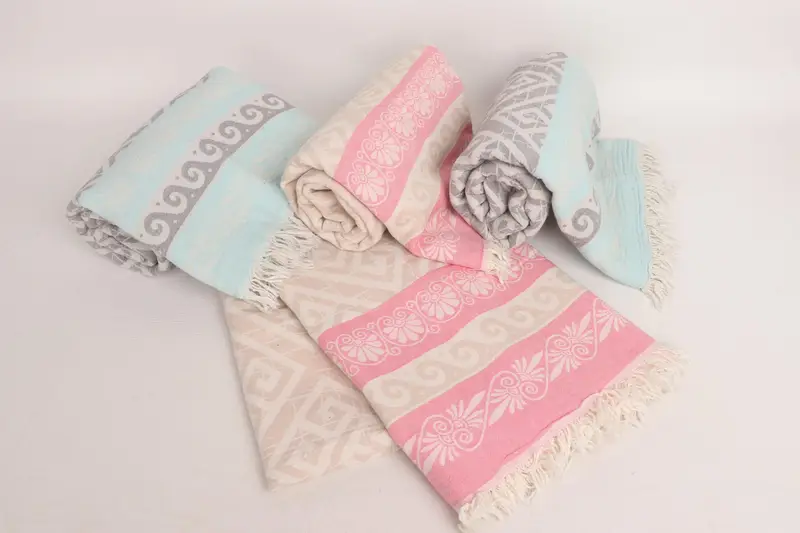 Turkish Towel Beach Blanket, Bachelorette Gifts, Best Friend Christmas Gift, Throw Blanket Couch, Custom Wedding Gifts, 70x56 Cotton Diamond Towel - 5