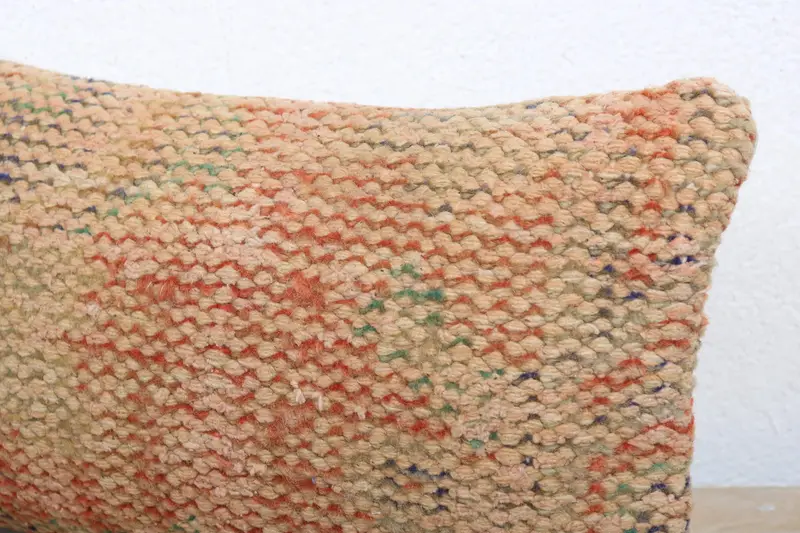 Home Decor Pillow, Boho Pillow Sham Cover, Pillow Case, 8x16 Orange Pillow Cover, Outdoor Throw Pillow Case, Pet Pillow Cover, Antique Pillows - 5