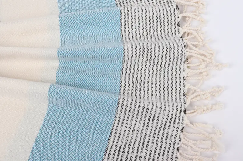 Travel towel, Bachelorette Gifts, 70x40 Cotton Striped Towel, Beach Wedding Favor, Quick-dry travel peshtemal towel, Bath towel, Embroidery Towels - 8
