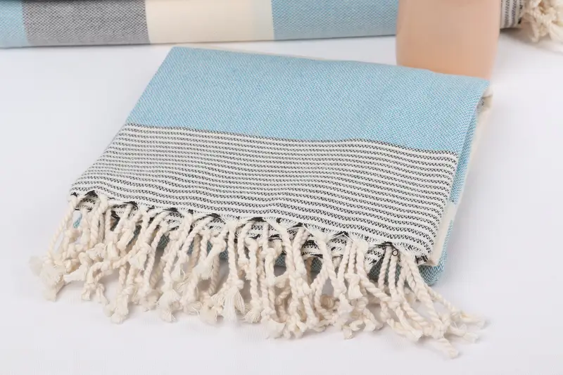Travel towel, Bachelorette Gifts, 70x40 Cotton Striped Towel, Beach Wedding Favor, Quick-dry travel peshtemal towel, Bath towel, Embroidery Towels - 5