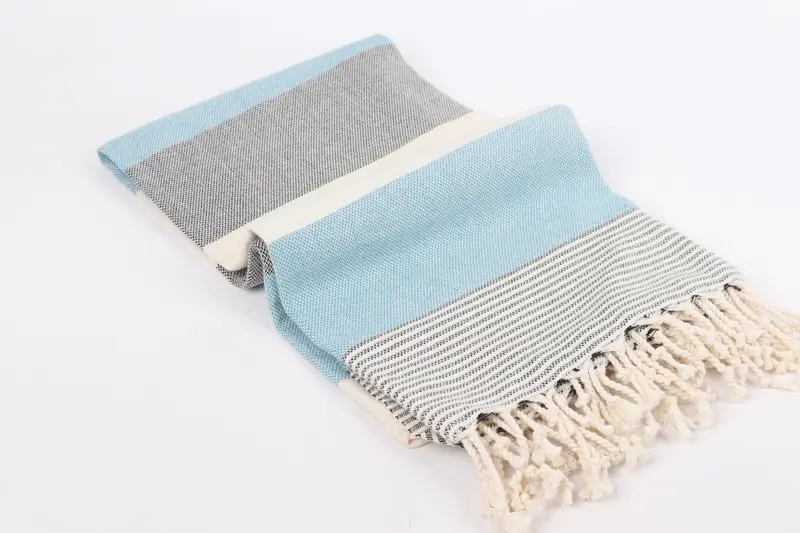 Travel towel, Bachelorette Gifts, 70x40 Cotton Striped Towel, Beach Wedding Favor, Quick-dry travel peshtemal towel, Bath towel, Embroidery Towels - 6