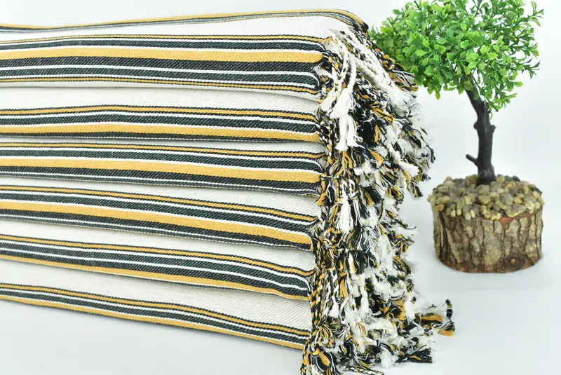 Hammam towel, 70x38 Cotton Striped Towel, Bachelor Party Favors, Oversized Beach Towel, Family Gift, Absorbent towel, Lightweight Turkish towel - 3