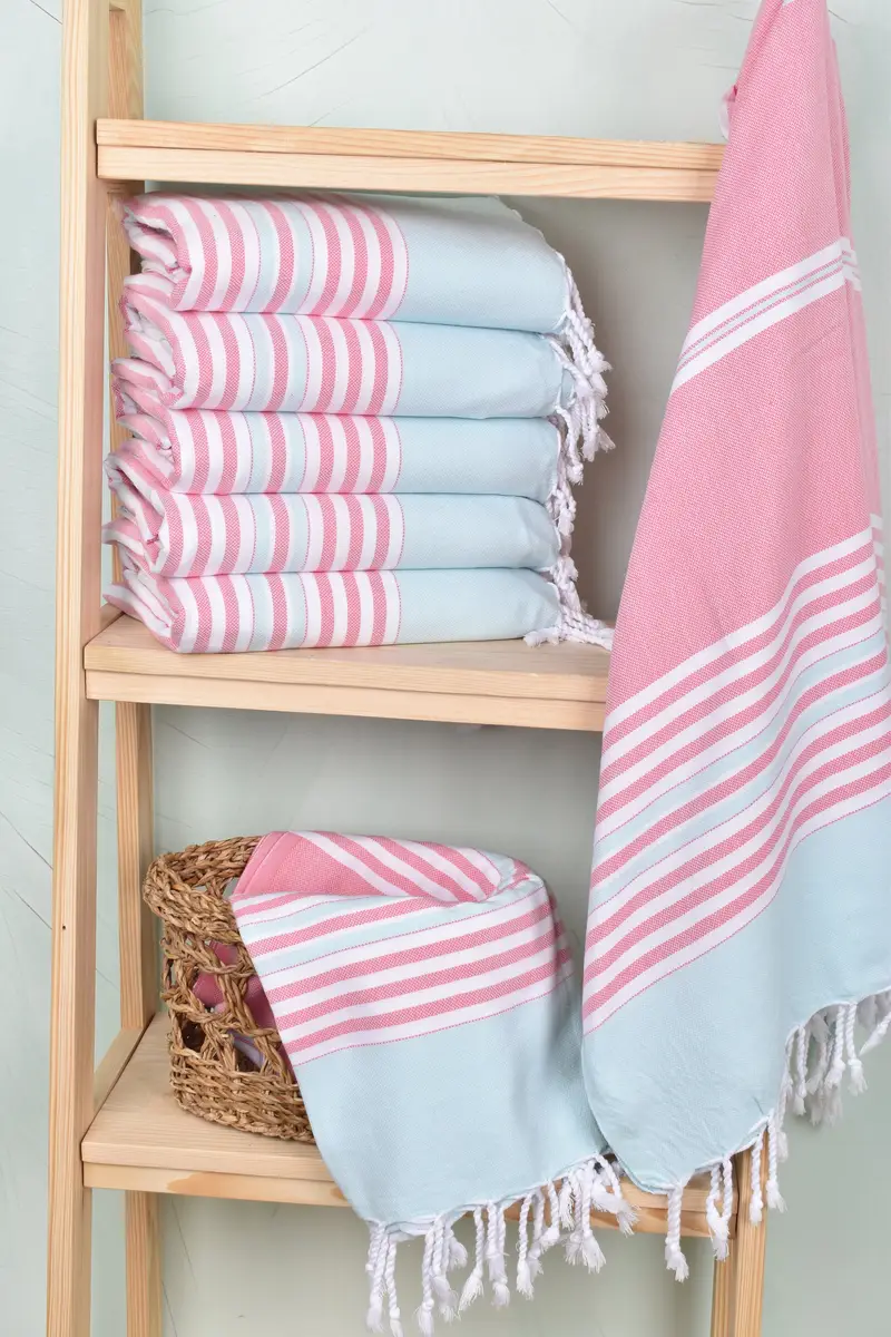 Bridesmaid Gift Towel, Custom Wedding Towel, Valentines Gift, 68x40 Cotton Striped Towel, Bachelor Party Favors, Absorbent towel, Wedding Favors - 3