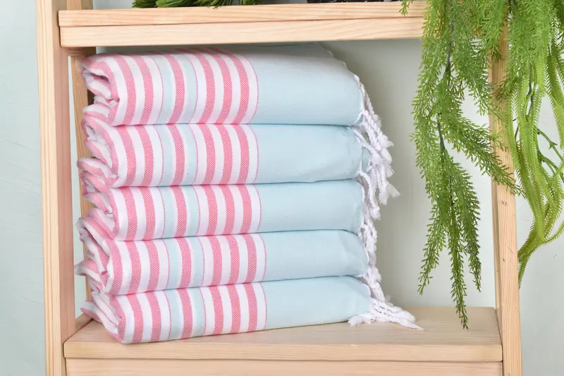 Bridesmaid Gift Towel, Custom Wedding Towel, Valentines Gift, 68x40 Cotton Striped Towel, Bachelor Party Favors, Absorbent towel, Wedding Favors - 1