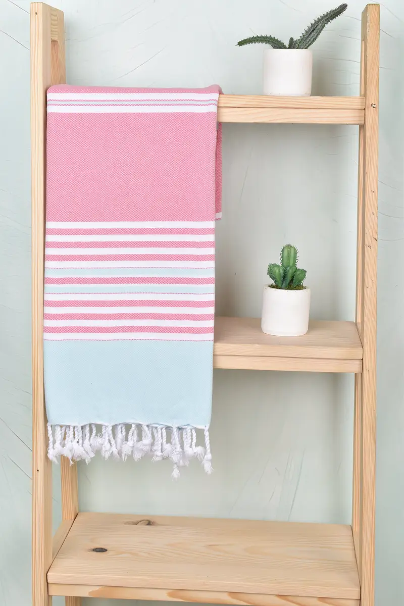 Bridesmaid Gift Towel, Custom Wedding Towel, Valentines Gift, 68x40 Cotton Striped Towel, Bachelor Party Favors, Absorbent towel, Wedding Favors - 8