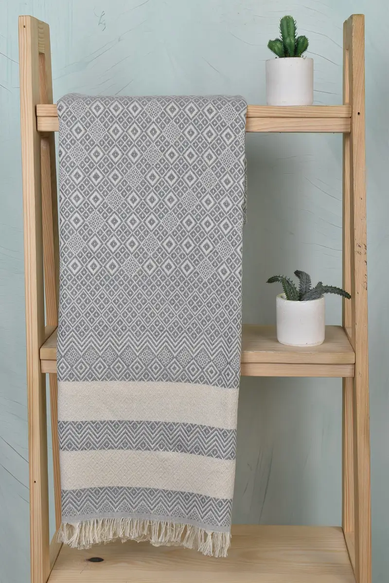 Custom Name Towel, Personalized Gifts, Personalized Gift, 70x40 Cotton Diamond Towel, Engagement Gift, Gym Towel, Luxury towel, Turkish Towel Bulk - 8