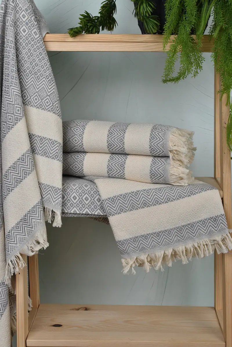 Custom Name Towel, Personalized Gifts, Personalized Gift, 70x40 Cotton Diamond Towel, Engagement Gift, Gym Towel, Luxury towel, Turkish Towel Bulk - 6