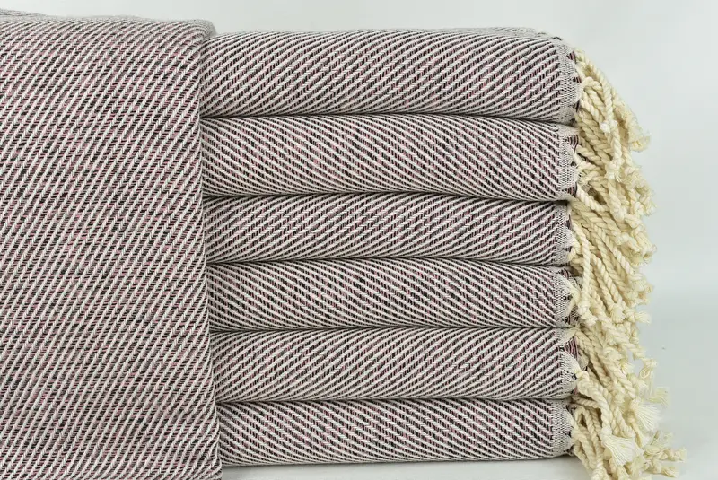 68x40 Cotton Chevron Towel, Kids Beach Towel, Valentines Day Gift For Her, Luxury towel, Bridal Gifts, Quick-dry towel, Monogram Turkish Towel - 1