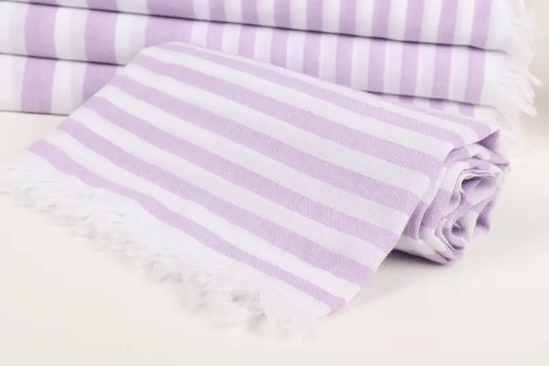 Turkish hand towel, Girls Weekend Getaways Gifts, Summer Towel, 68x40 Cotton Striped Towel, Birthday Gift, Absorbent towel, Monogram Beach Towel - 4