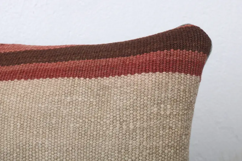 Pillow for Sofa, Pillow Cover, 12x24 Red Pillow Case, Antique Pillows, Turkish Pillow, Authentic Pillow Sham, Cotton Cushion Case - 5