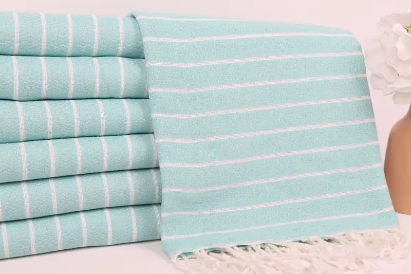Bridesmaid Gift, Personalized Beach Towel, Bachelorette Beach Towel, Personalized Gift For Her, 70x40 Cotton Striped Towel, Bachelorette Gifts - 2