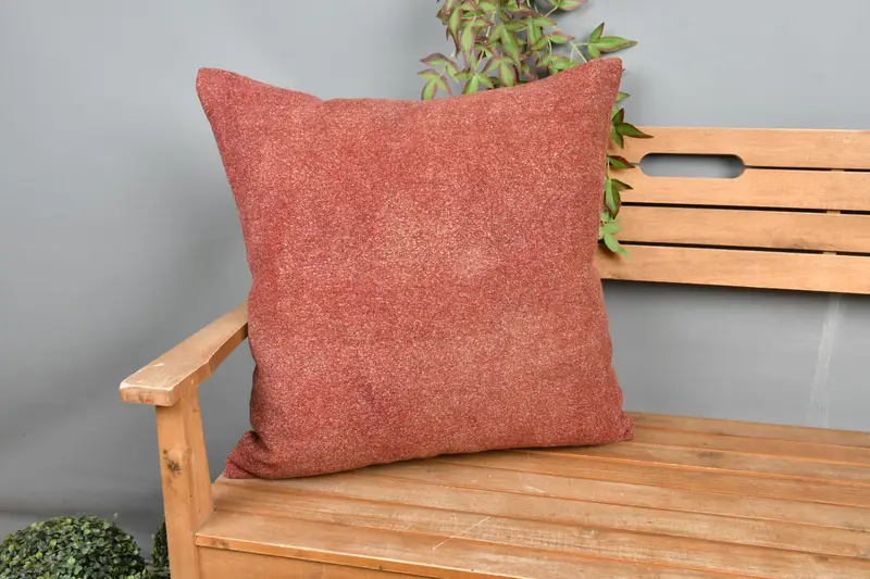 Vintage Kilim Pillow Cushion Cover, Pillow Sham, 24x24 Red Cushion Cover, Turkish Pillow, Pillow for Sofa, Kilim Pillow - 1