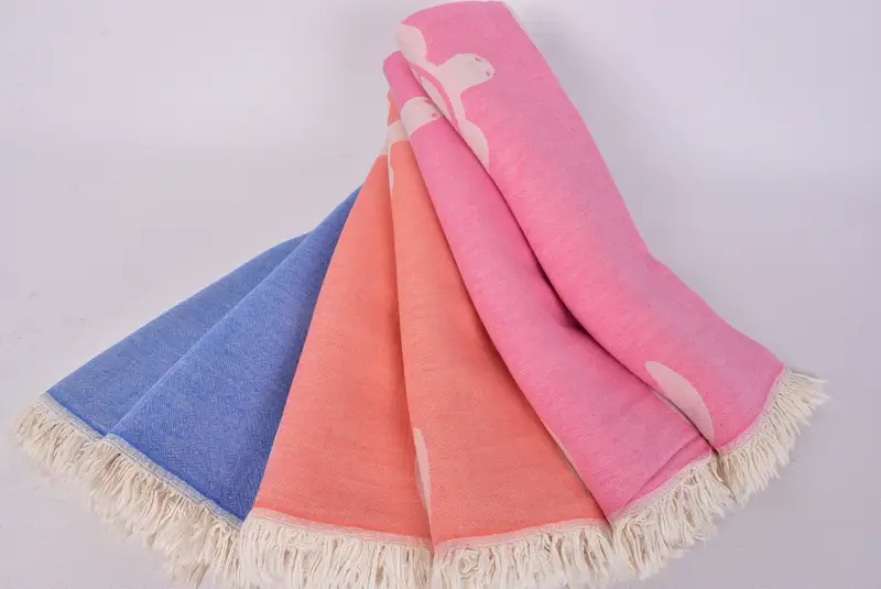 Bridesmaid Gift Towel, Mother Of The Groom Gift, Handwoven Turkish Towel, Beach towel, 70x40 Cotton Tortoise Design Towel, Sand-resistant towel - 4