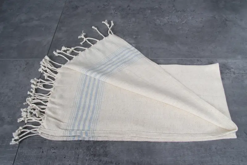 Holiday Towel, Custom Gift, Gift For Him, Spa Towel, 36x18 Linen Striped Towel, Bathroom Towels, Gifts For Him, Turkish Tea Towel, Small Bath Towels - 3