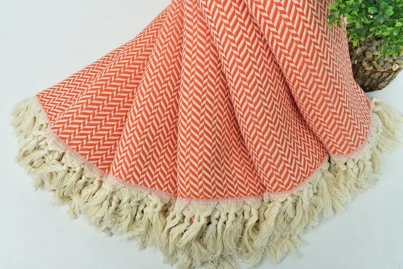 70x40 Cotton Chevron Towel, Personalized Turkish Towel, Florida Bachelorette Party Favors, Valentines Day Gift, Hammam towel, Wedding Gift - 4
