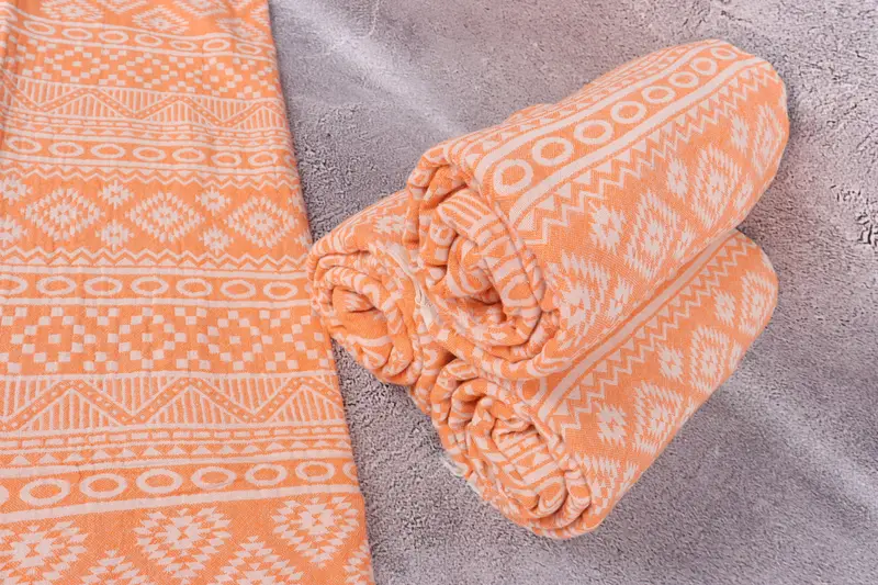 Bride Gift, 68x36 Cotton Geometric Towel, Bachelorette Gifts, Girls Weekend Favors, Bachelorette Party Gifts Bridesmaids, Lightweight Turkish towel - 8