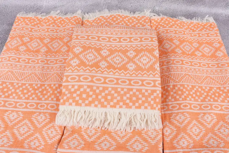 Bride Gift, 68x36 Cotton Geometric Towel, Bachelorette Gifts, Girls Weekend Favors, Bachelorette Party Gifts Bridesmaids, Lightweight Turkish towel - 4